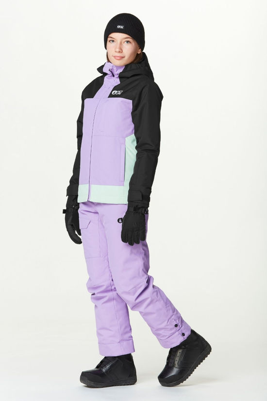 Picture Youth Seady Jacket 14+ Blk Paisley Purp Siltgr