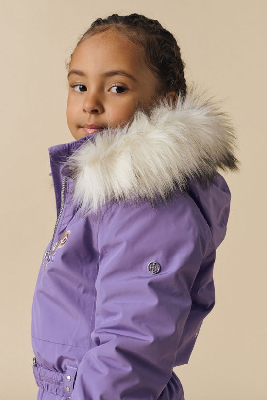 Poivre Blanc Kids Joyce Overall Ski Suits Lavender Purple