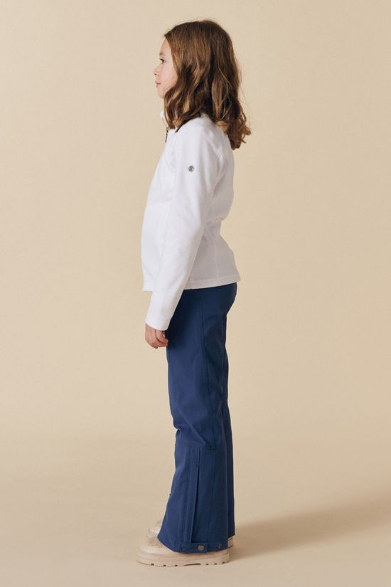 Poivre Blanc Kids Ruby Full-Zip Micro Fleece White