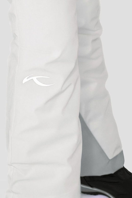 Kjus Girls Whiteout Ski Pants White/Alloy