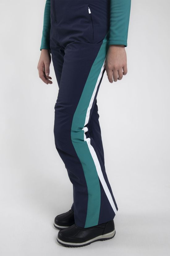 Kjus Girls Skylar Bib Ski Pants 14+ Atlanta Blue/Enchanted