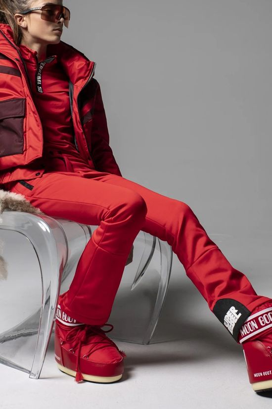 SuperRebel Youth Speak Ski Pants 14+ Fluo Red
