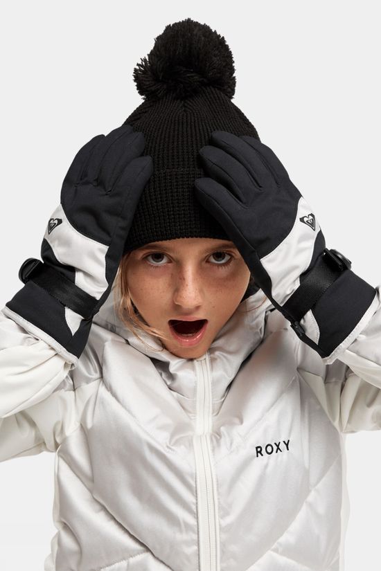 Roxy Girls Jetty Gloves Silver