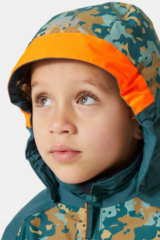 Helly Hansen Kids Legend 2.0 Insulated Ski Jacket Dark Creek Splash Camo Aop