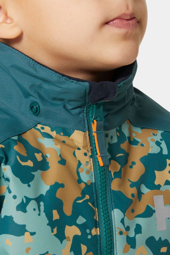 Helly Hansen Kids Legend 2.0 Insulated Ski Jacket Dark Creek Splash Camo Aop