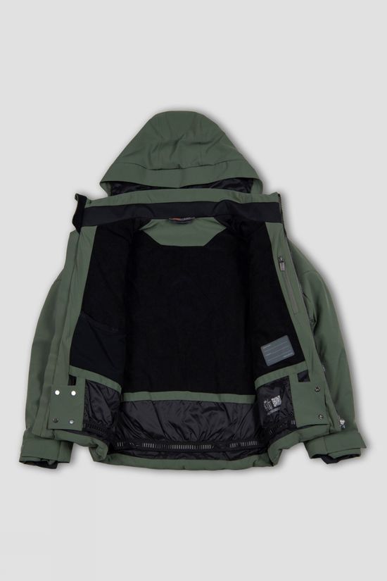 Kjus Boys Edge Ski Jacket 14+ Green Slate/Black