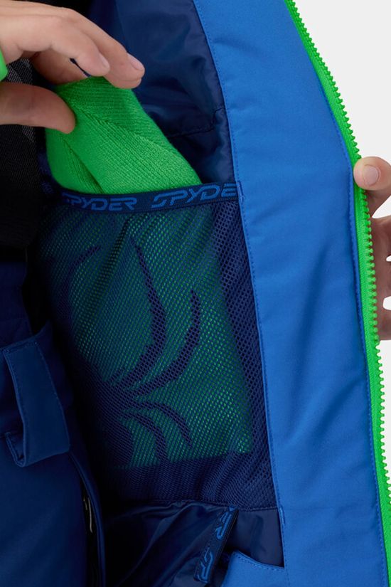 Spyder Kids Leader Ski Jacket Bold Blue