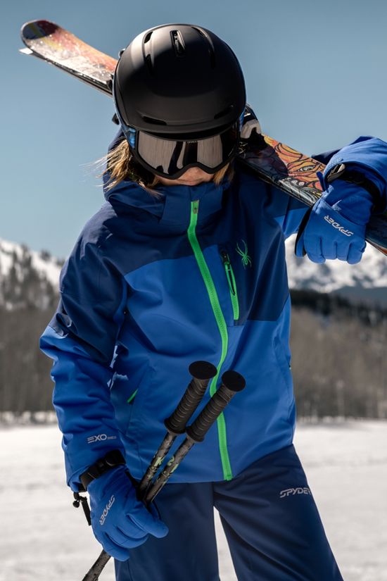 Spyder Kids Leader Ski Jacket Bold Blue