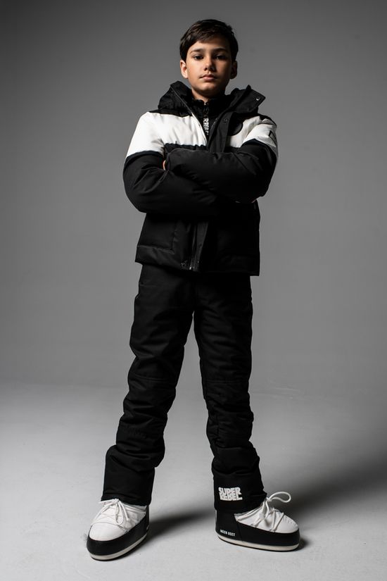 SuperRebel Kids Bobb Jacket Black/White