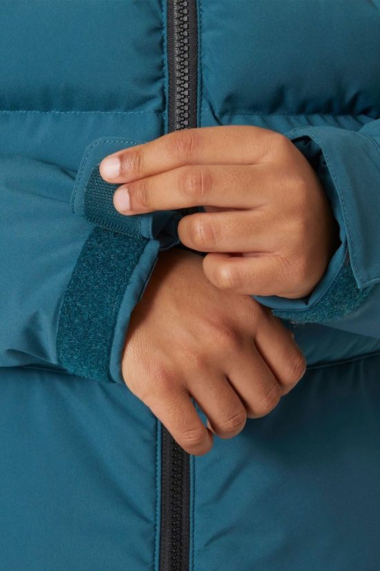 Helly Hansen Juniors Cyclone Ski Jacket  Dark Creek