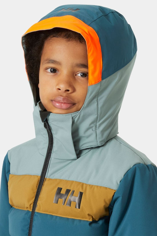 Helly Hansen Juniors Cyclone Ski Jacket  Dark Creek