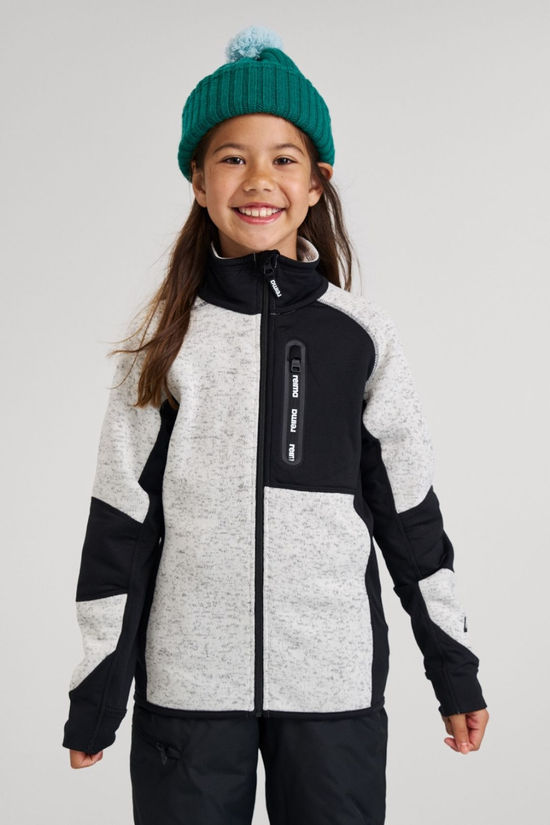 Reima Boys Liukuen Fleece Jacket Melange Grey
