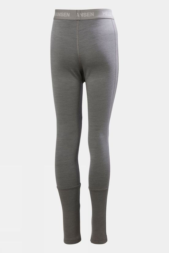 Helly Hansen Juniors Graphic Lifa Merino Base Layer Set Concrete