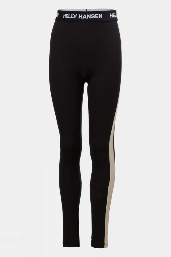 Helly Hansen Juniors Graphic Lifa Merino Base Layer Set 14+ Black Aop
