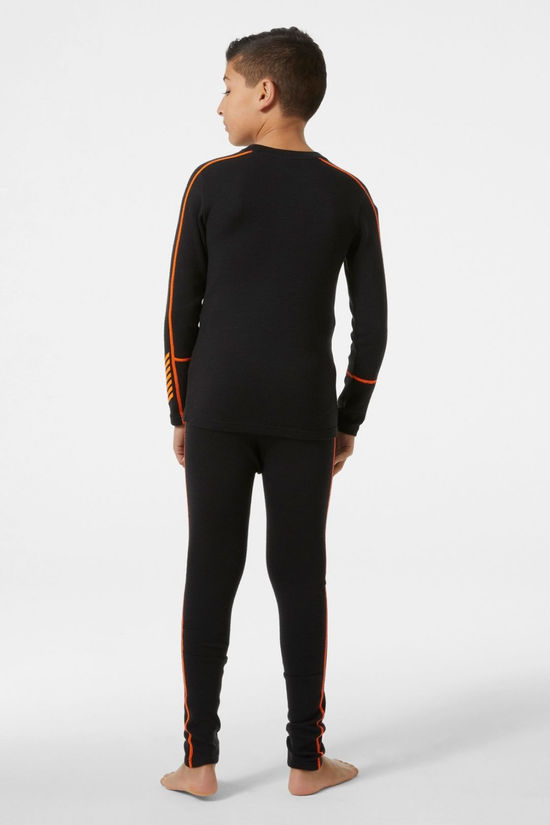 Helly Hansen Juniors Lifa Merino Midweight Base Layer Set Black