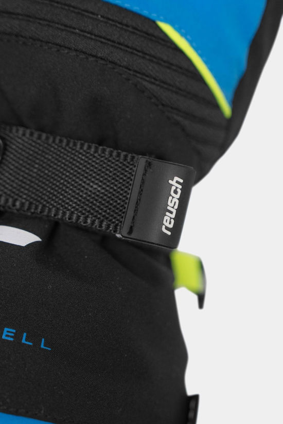 Reusch Kids Maxim GTX Gloves Black/Brilliant Blue/Safety Yellow