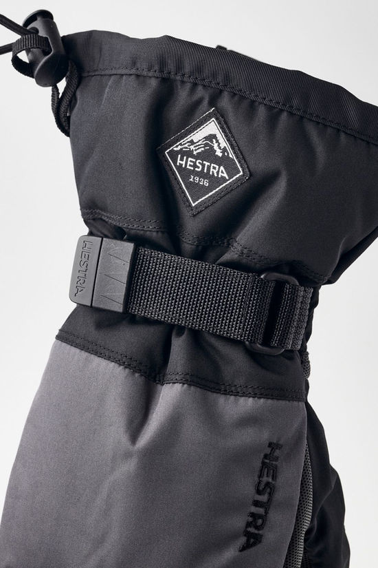 Hestra Kids Gauntlet Czone Jr. Ski Mittens Graphite/Black