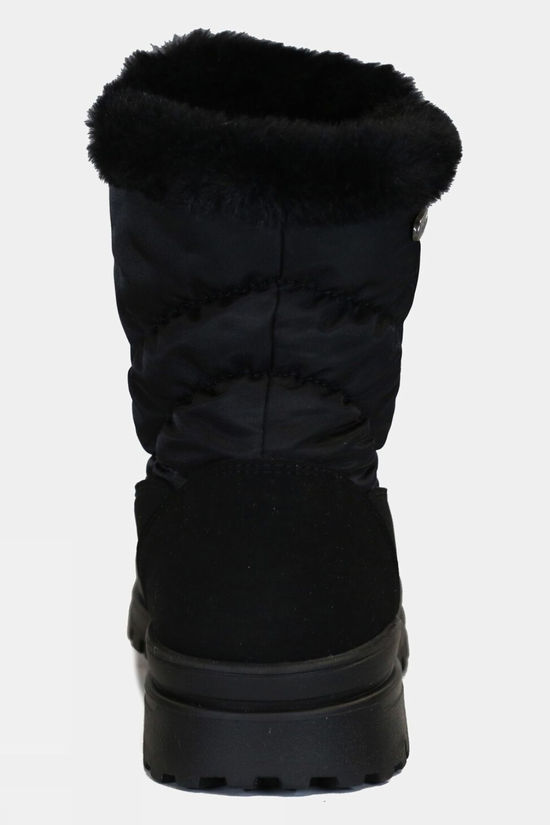 Calzat Womens Traction Ankle Snow Boots Black