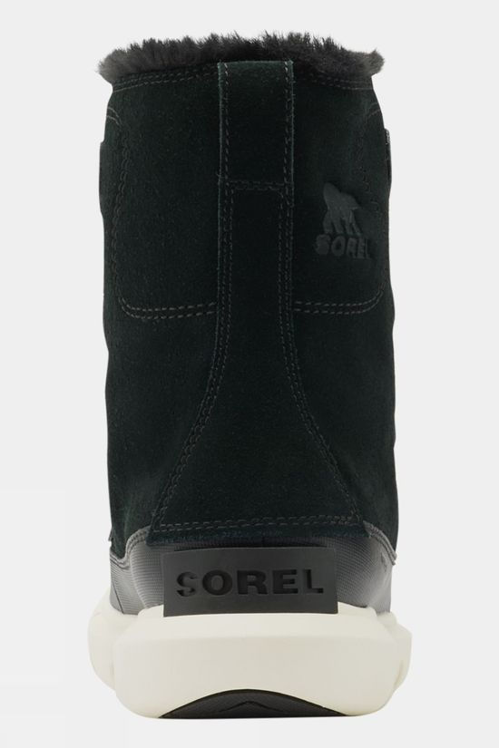 Sorel Womens Explorer II Joan Winter Waterproof Boots Black/Fawn