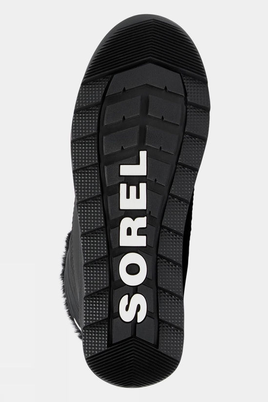 Sorel Womens Whitney II Plus Lace Snow Boots Black, Quarry