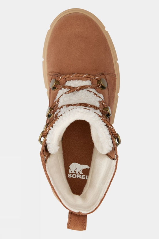 Sorel Womens Explorer III Joan Cosy Snow Boots Velvet Tan/Canoe