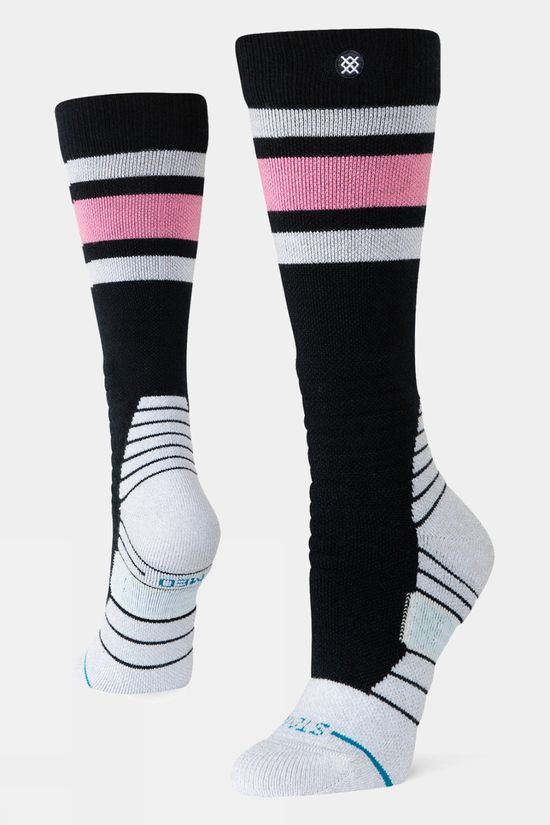 Stance Womens Boyd Mid Wool Snow Socks Black
