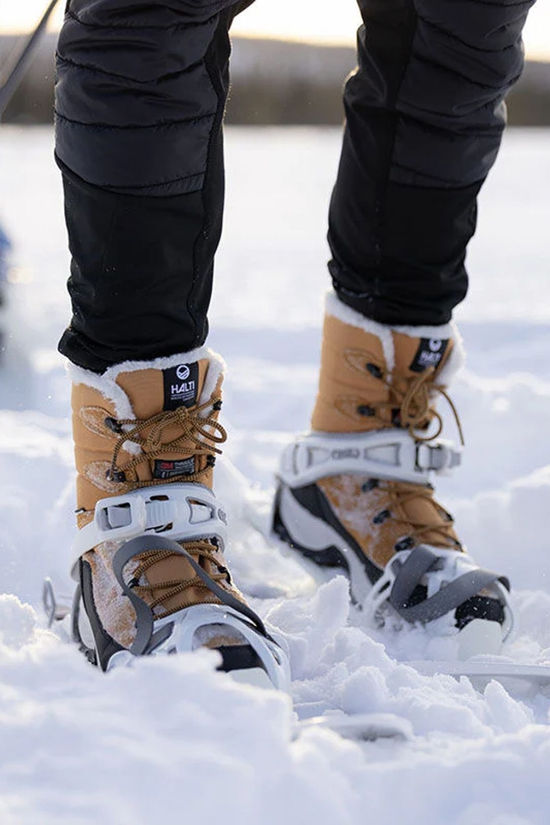 Halti Mens Tornio Mid Winter Snow Boots Nugget Gold