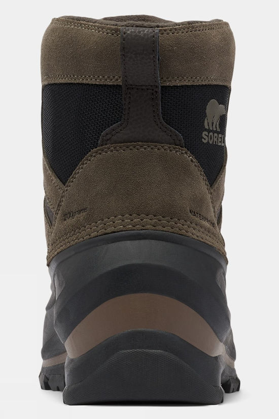 Sorel Mens Buxton Lace Waterproof Snow Boots Major, Black