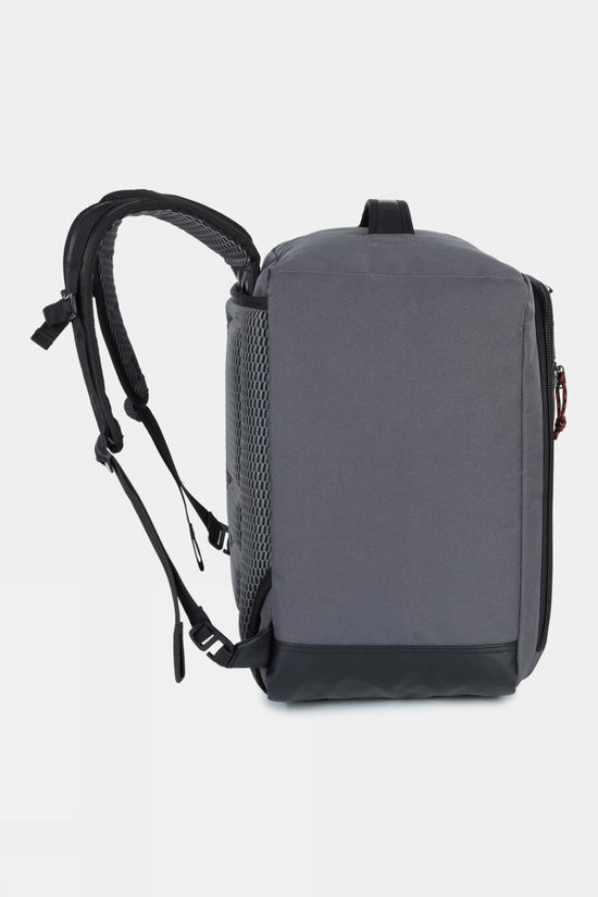 Snow and Rock Utility Boots and Helmet Ski Backpack Black