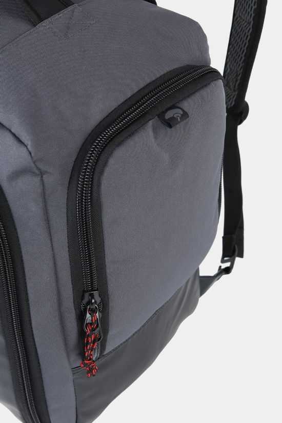 Snow and Rock Utility Boots and Helmet Ski Backpack Black