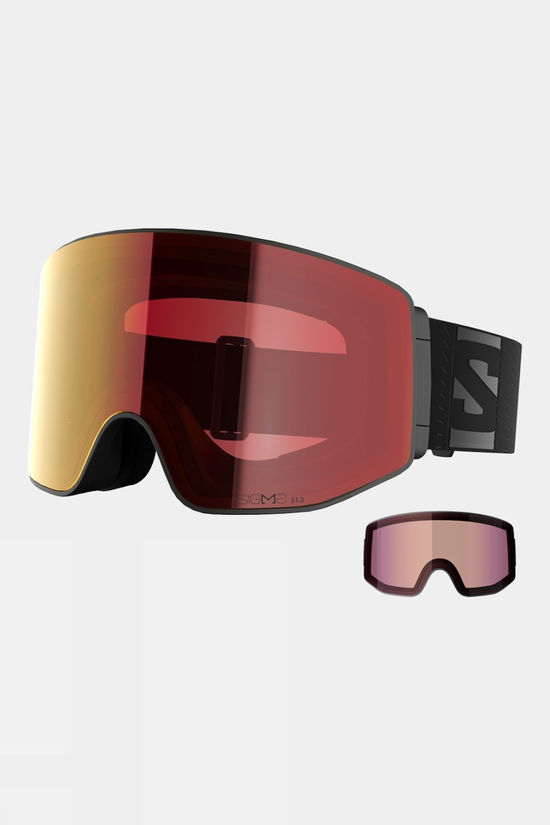 Salomon Sentry Prime Sigma Photochromic Goggles + Extra Lens Black/ Sigma Photo Poppy Red/ Sigma Light Blue