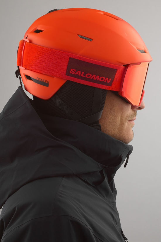 Salomon Pioneer LT Pro Snow Helmet Cherry Tomato