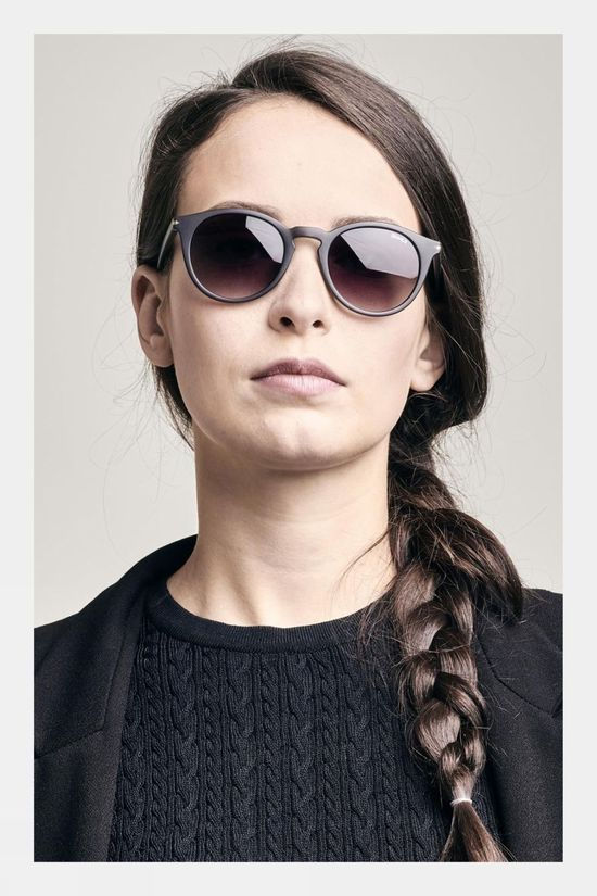Sinner Patnem Sunglasses Clear Matt Black/Gradient Smoke