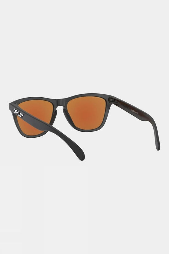 Oakley Frogskins Prizm Sunglasses Matte Black Frame/Prizm Violet Lense