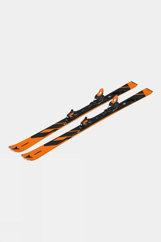 Atomic Mens Redster Q5 Skis With M10 GW Bindings Orange/Black
