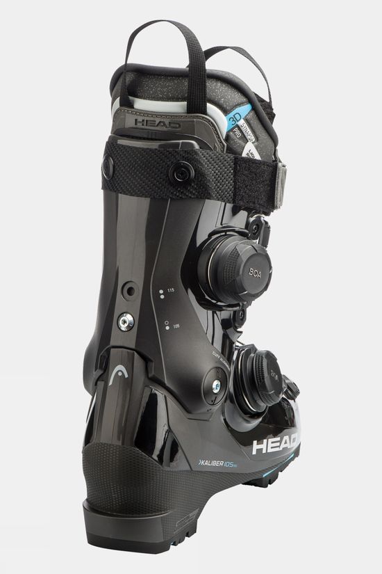 Head Womens Kaliber 105 MV BOA2 Ski Boots Black/Turquoise