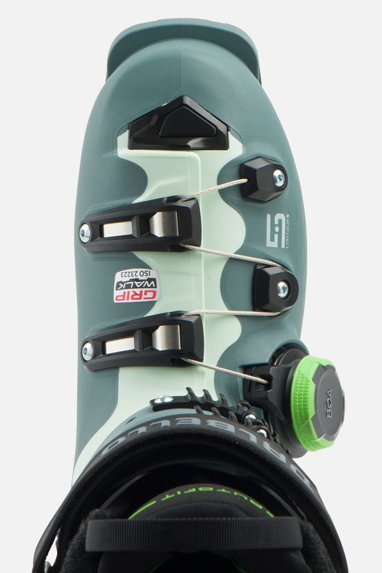 Dalbello Womens Veloce Space 95 BOA Ski Boots Basalt/Matcha Milk