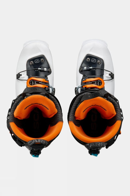 Scarpa Mens Maestrale Rs Ski Boots White/Black/Azure