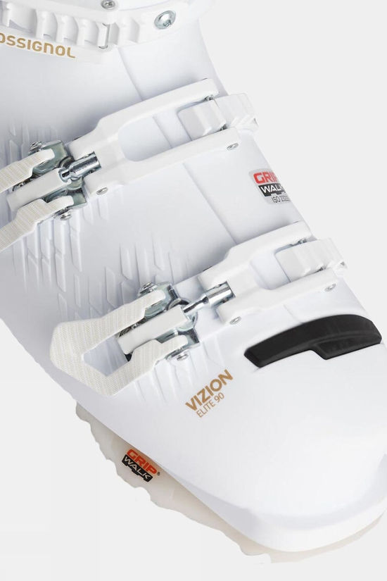 Rossignol Womens Vizion 4B Elite 90 GW Ski Boots White