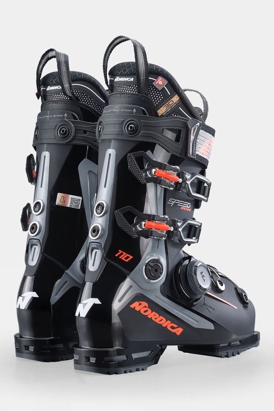Nordica Mens Speedmachine 3 BOA 110 GW Ski Boots Black/Gray/Red