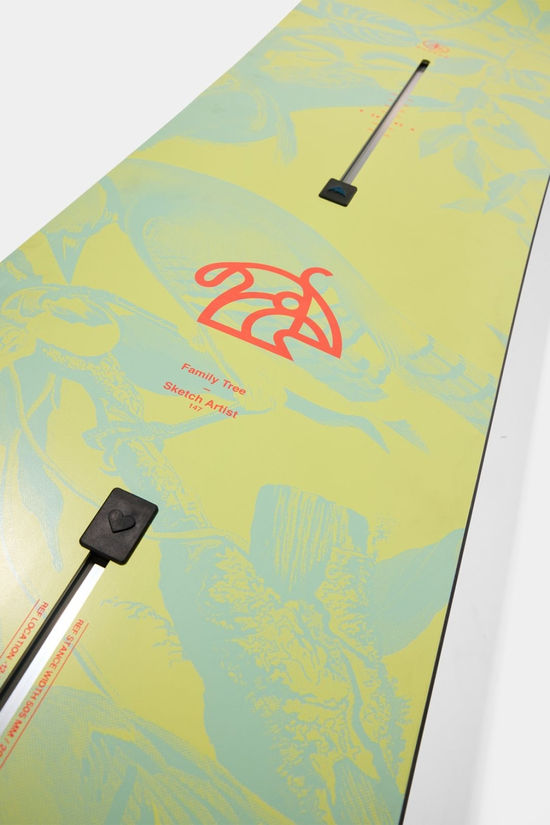 Burton Family Tree Sketch Artist Snowboard No Color