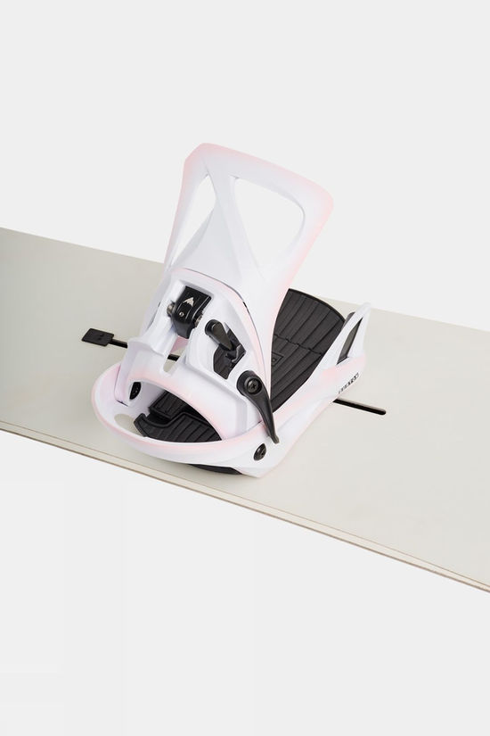 Burton Womens Step On Re:Flex Womens Snowboard Bindings Pink Outline