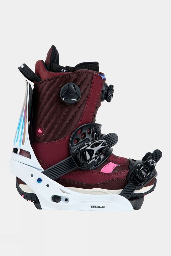 Burton Womens Lexa X EST Snowboard Bindings White/ Graphic