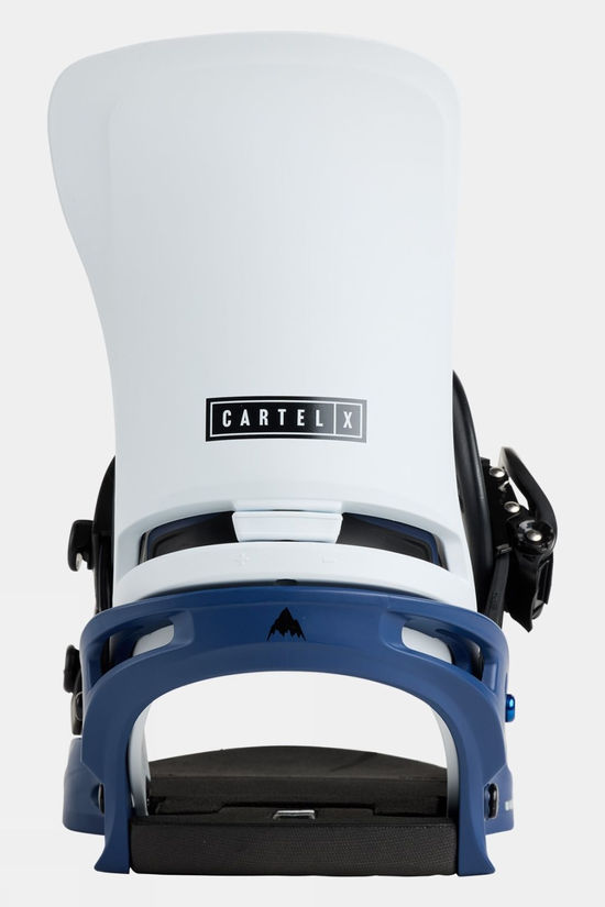Burton Mens Cartel X Re:Flex Snowboard Bindings Nightfall/White