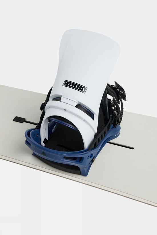 Burton Mens Cartel X Re:Flex Snowboard Bindings Nightfall/White