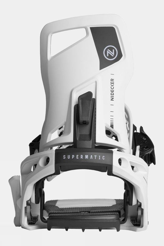 Nidecker Mens Supermatic Bindings White