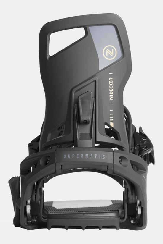 Nidecker Mens Supermatic Bindings Black