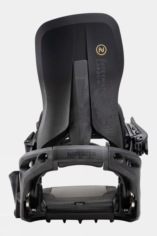 Nidecker Mens Supermatic Carbon Bindings Black