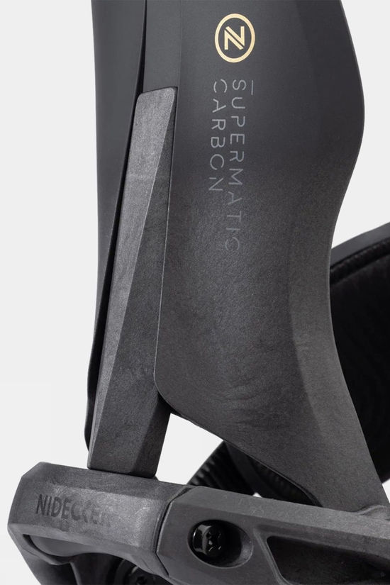 Nidecker Mens Supermatic Carbon Bindings Black