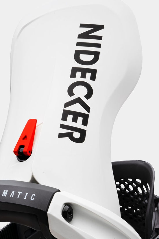 Nidecker LT Supermatic Snowboard Bindings White